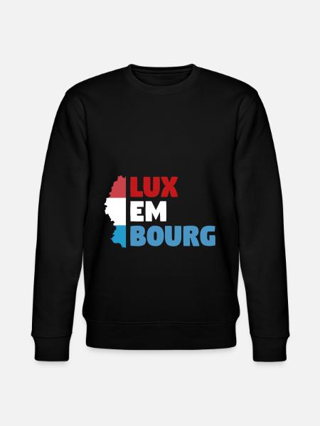 Luxemburg - Stanley/Stella Unisex Bio-Sweatshirt CHANGER  - Schwarz