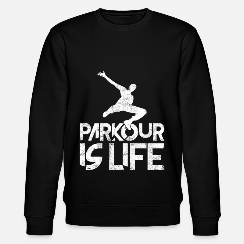 parkour - Stanley/Stella CHANGER Unisex Organic Sweatshirt - black