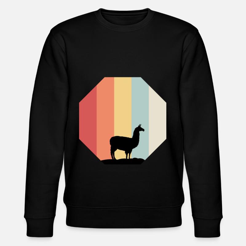 alpaca - Stanley/Stella CHANGER Unisex Organic Sweatshirt - black