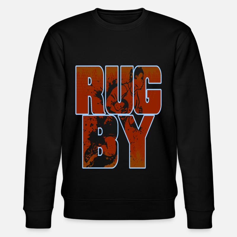 Rugby - Stanley/Stella Unisex Bio-Sweatshirt CHANGER  - Schwarz