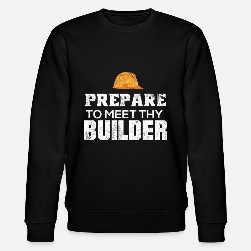 Bauarbeiter - Stanley/Stella Unisex Bio-Sweatshirt CHANGER  - Schwarz