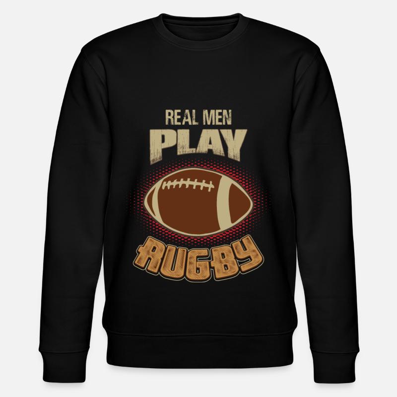 Rugby - Stanley/Stella Unisex Bio-Sweatshirt CHANGER  - Schwarz
