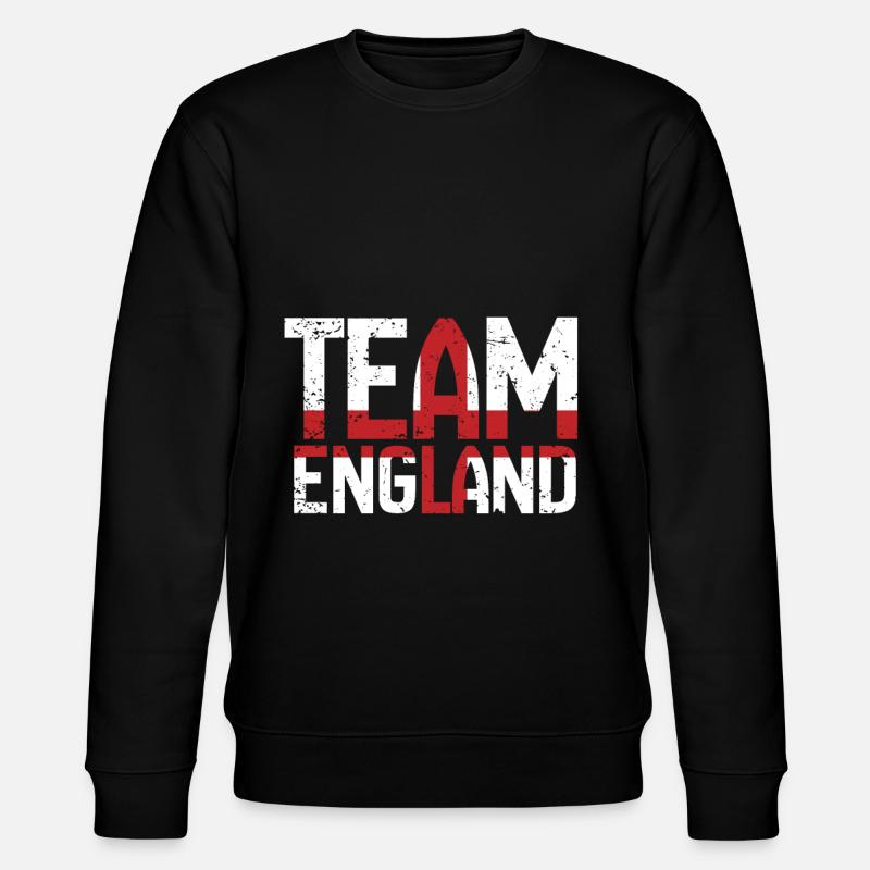 England eu - Stanley/Stella CHANGER Unisex Organic Sweatshirt - black