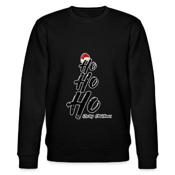 Weihnachten - Stanley/Stella Unisex Bio-Sweatshirt CHANGER  - Schwarz - Vorne - Nik (191cm) & Marisol (170cm)