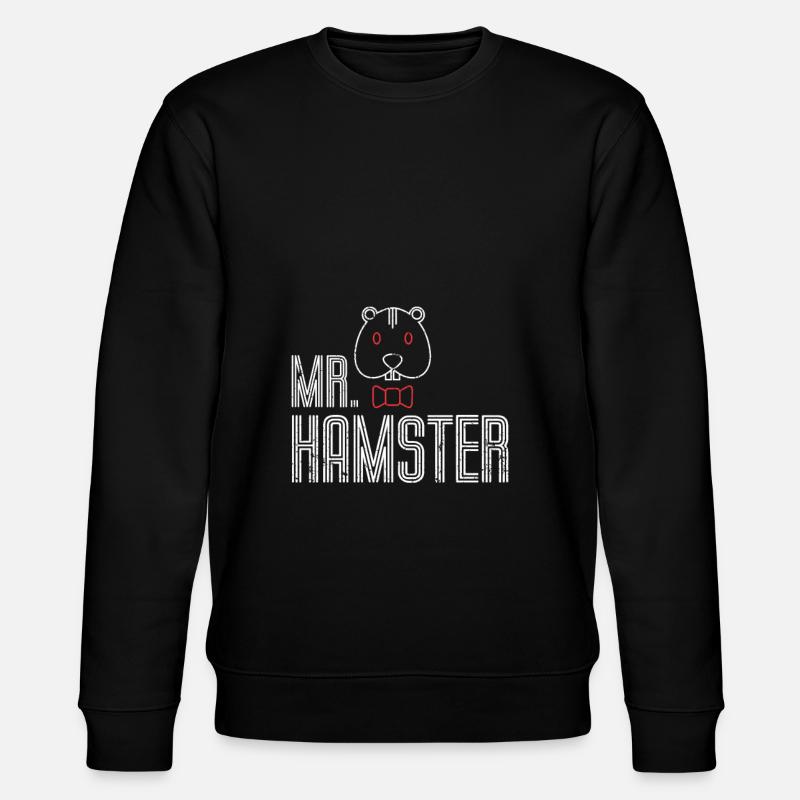 Hamster animal - Stanley/Stella CHANGER Unisex Organic Sweatshirt - black
