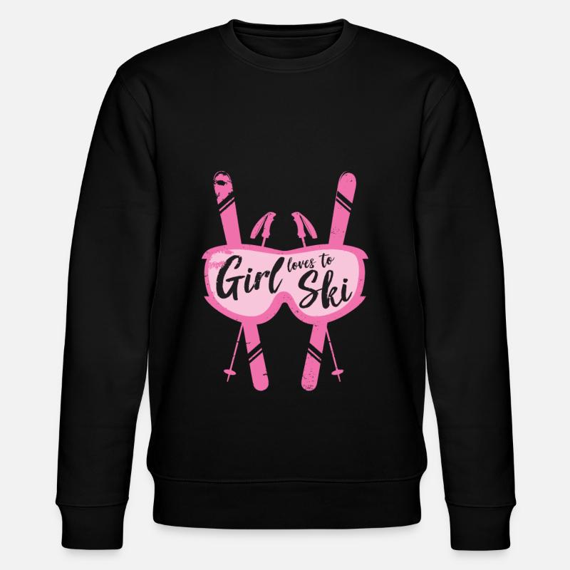 ski - Stanley/Stella CHANGER Unisex Organic Sweatshirt - black