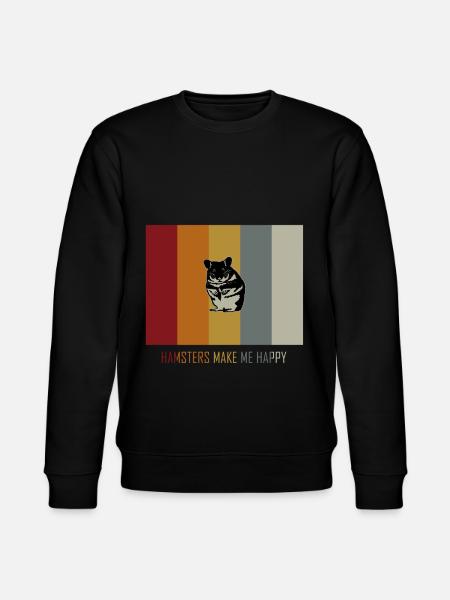 Hamster - Stanley/Stella Unisex Bio-Sweatshirt CHANGER  - Schwarz