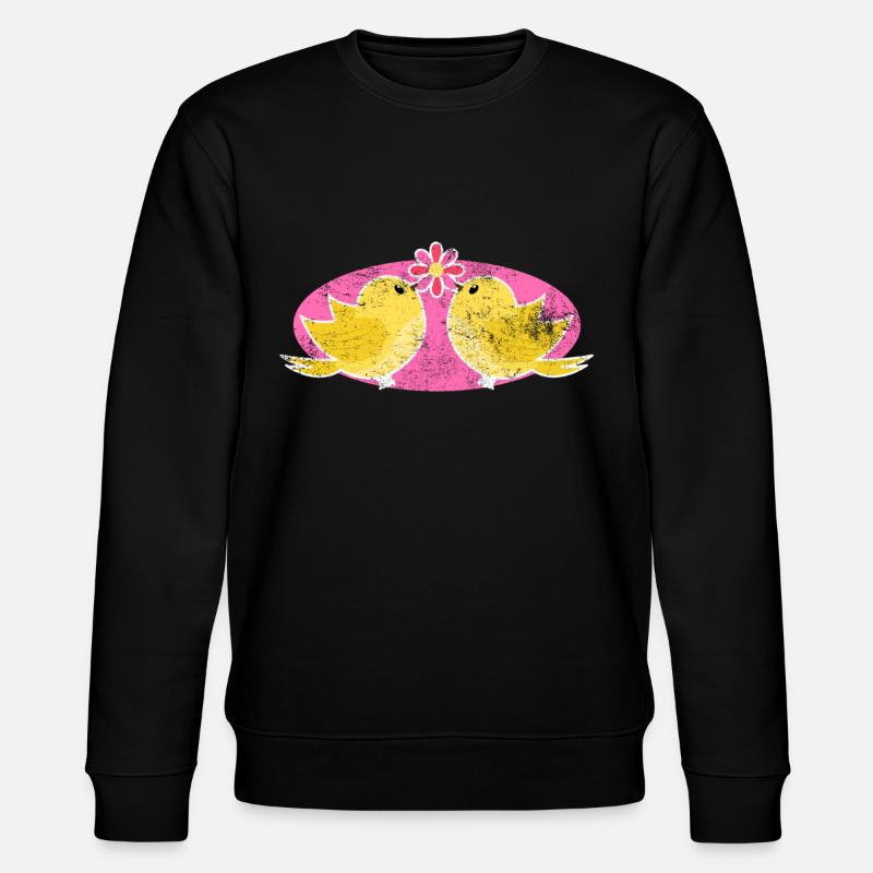 Kanarienvogel - Stanley/Stella Unisex Bio-Sweatshirt CHANGER  - Schwarz