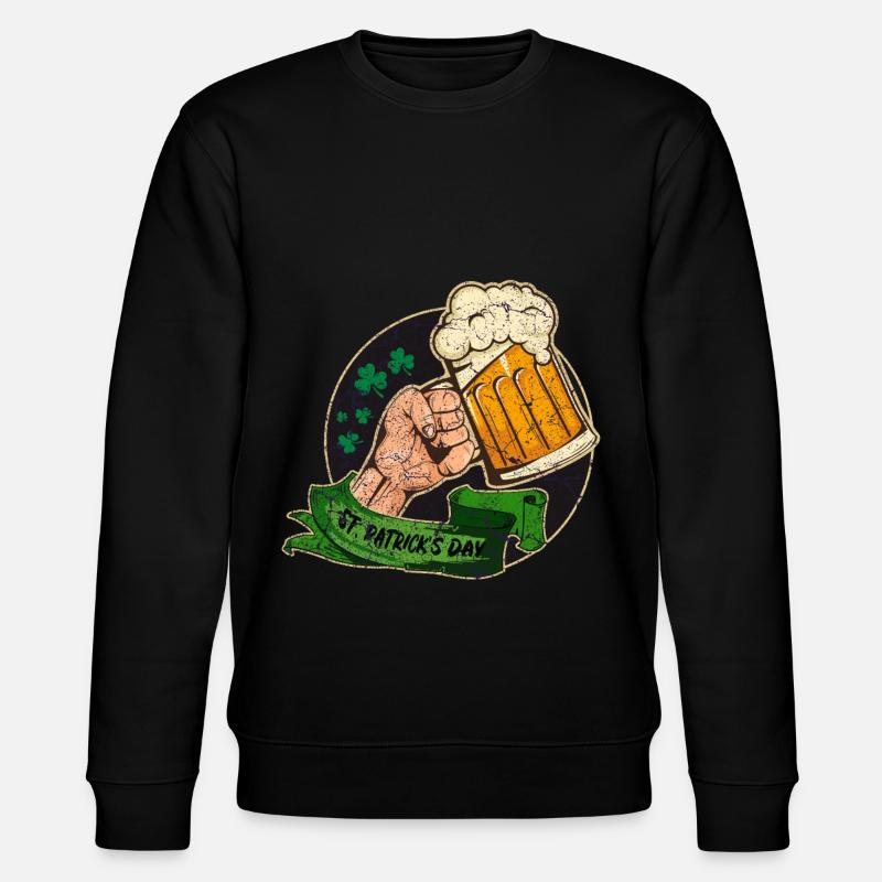 Saint Patrick - Sweat bio CHANGER Stanley/Stella Unisexe - noir