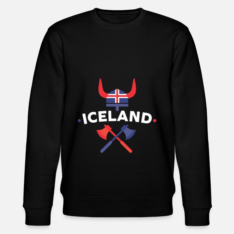 Iceland - Stanley/Stella CHANGER Unisex Organic Sweatshirt - black