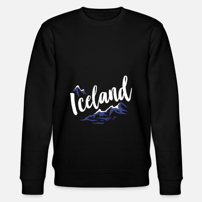 Iceland - Stanley/Stella CHANGER Unisex Organic Sweatshirt - black