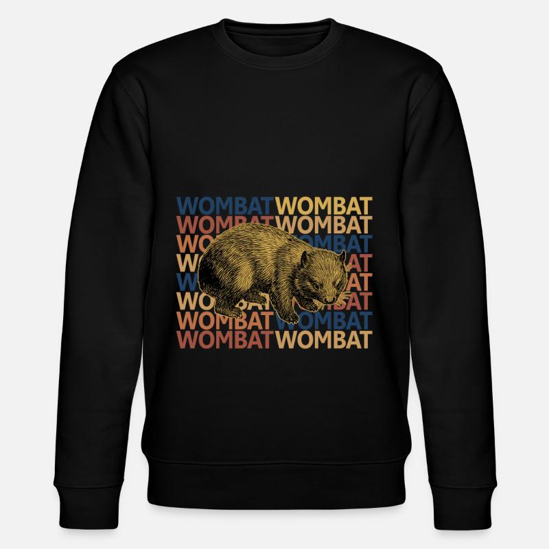 wombat - Stanley/Stella Unisex Bio-Sweatshirt CHANGER  - Schwarz