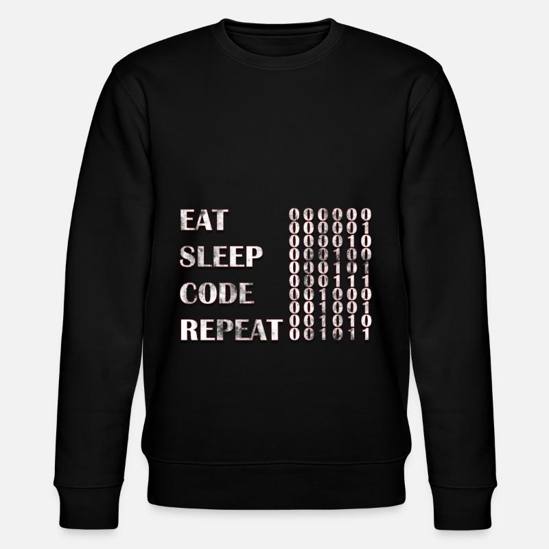 computer programmer - Stanley/Stella CHANGER Unisex Organic Sweatshirt - black