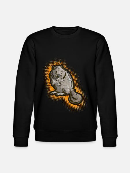 Bieber - Stanley/Stella Unisex Bio-Sweatshirt CHANGER  - Schwarz