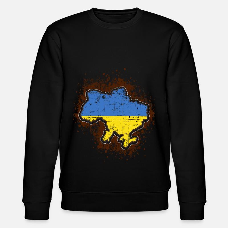Ukraine - Stanley/Stella CHANGER Unisex Organic Sweatshirt - black