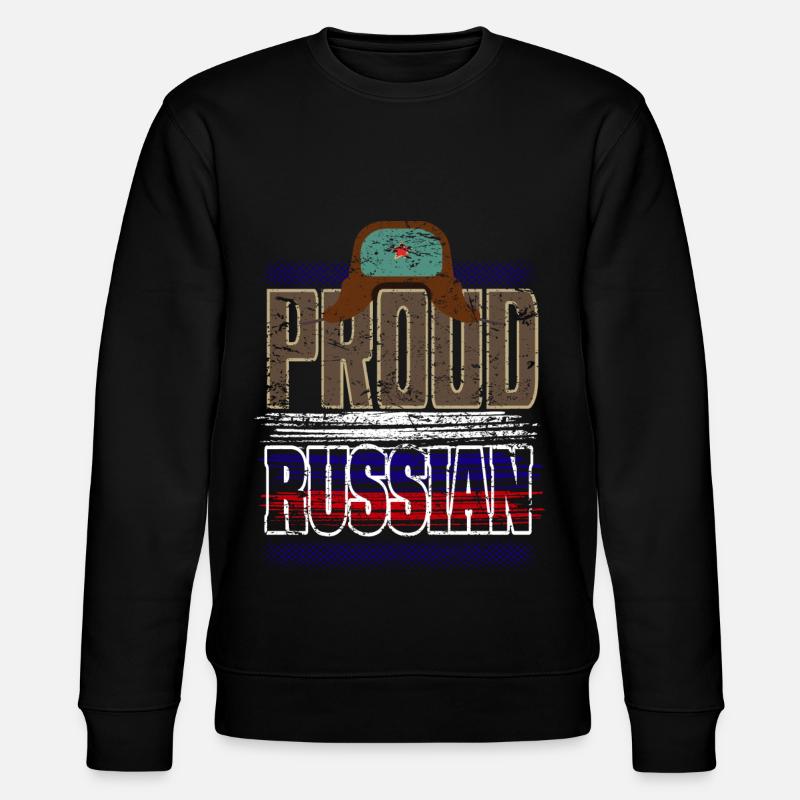 Russie - Sweat bio CHANGER Stanley/Stella Unisexe - noir