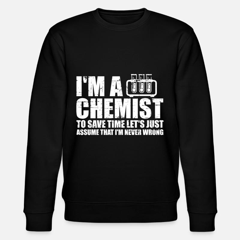 Chimistes - Sweat bio CHANGER Stanley/Stella Unisexe - noir