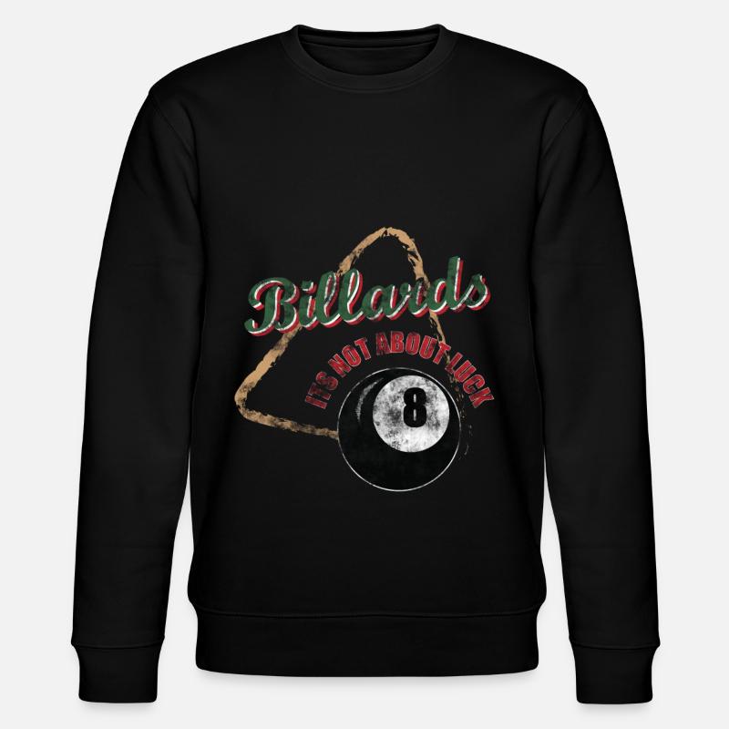 billiards - Stanley/Stella CHANGER Unisex Organic Sweatshirt - black