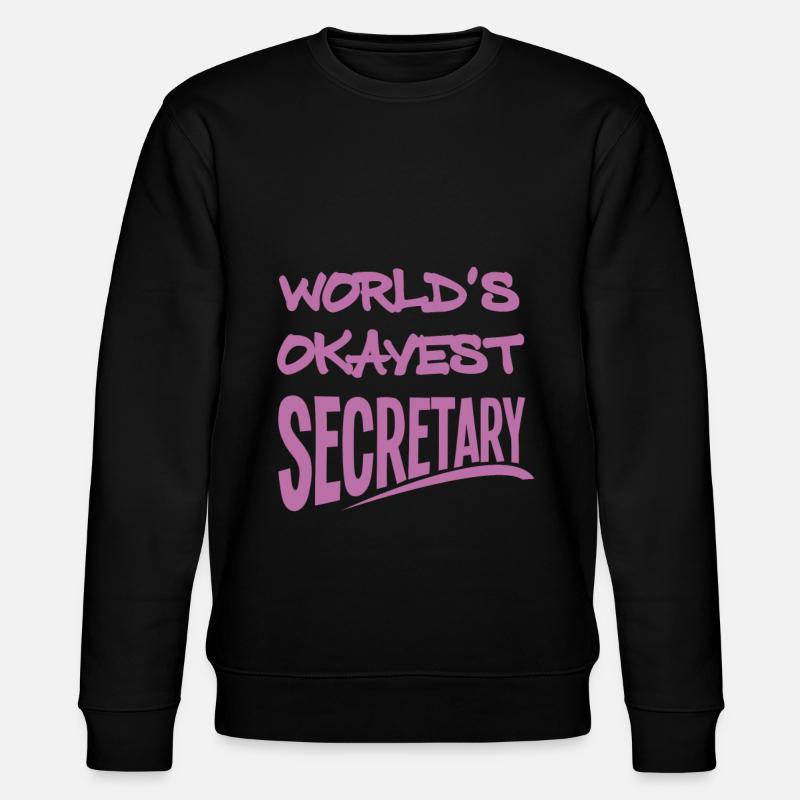 secrétaire - Sweat bio CHANGER Stanley/Stella Unisexe - noir