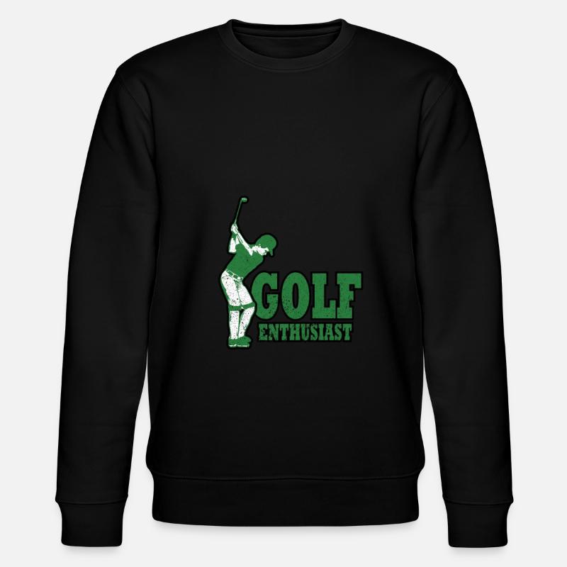 Golf - Golfing - Golfers - Stanley/Stella CHANGER Unisex Organic Sweatshirt - black