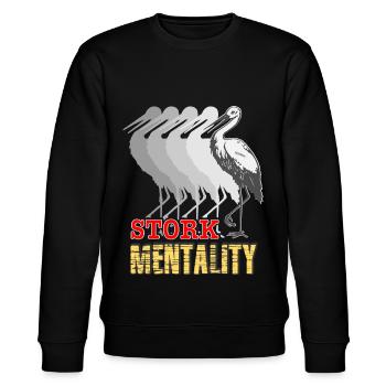 Storch - Stanley/Stella Unisex Bio-Sweatshirt CHANGER  - Schwarz - Vorne - Nik (191cm) & Marisol (170cm)