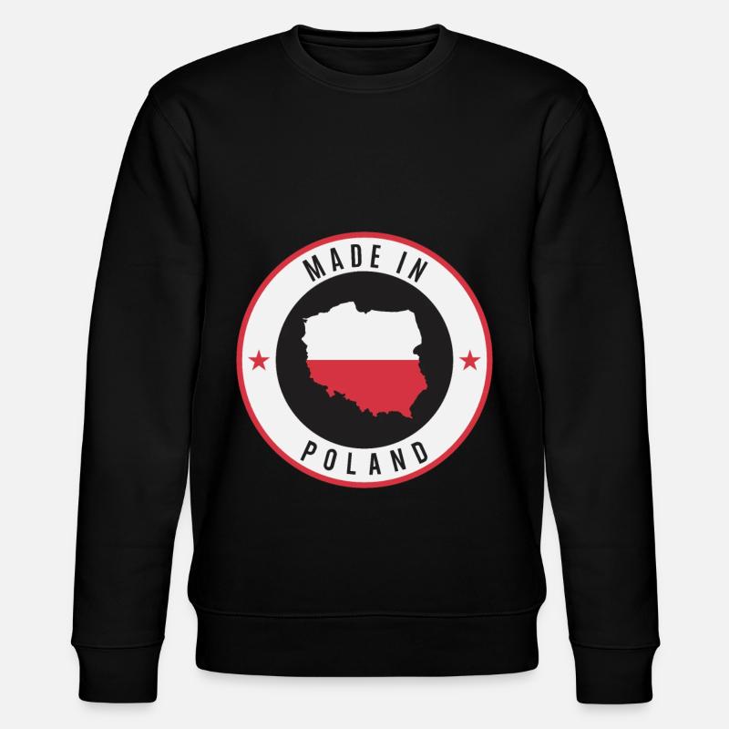 polen - Stanley/Stella Unisex Bio-Sweatshirt CHANGER  - Schwarz