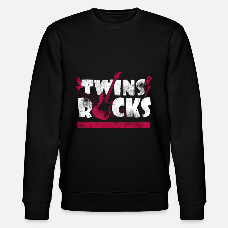 Twins - Stanley/Stella CHANGER Unisex Organic Sweatshirt - black