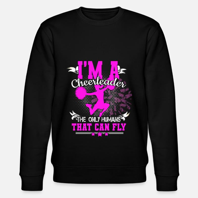 Cheerleader - Stanley/Stella Unisex Bio-Sweatshirt CHANGER  - Schwarz