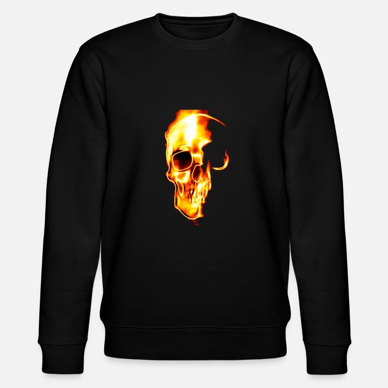 Brûlure du crâne - Sweat bio CHANGER Stanley/Stella Unisexe - noir