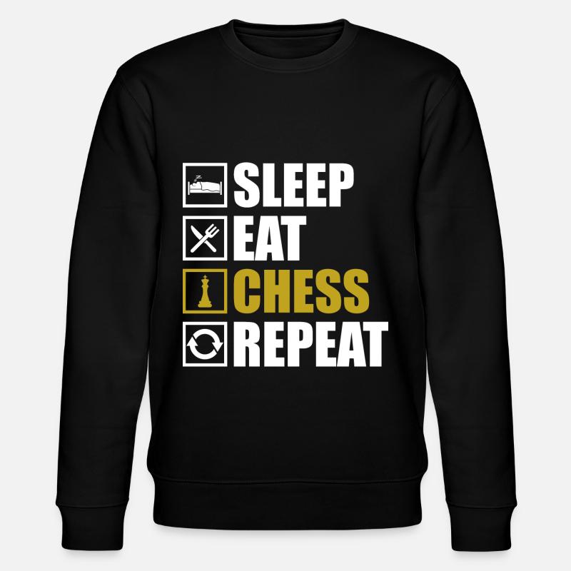 Échecs - Sweat bio CHANGER Stanley/Stella Unisexe - noir