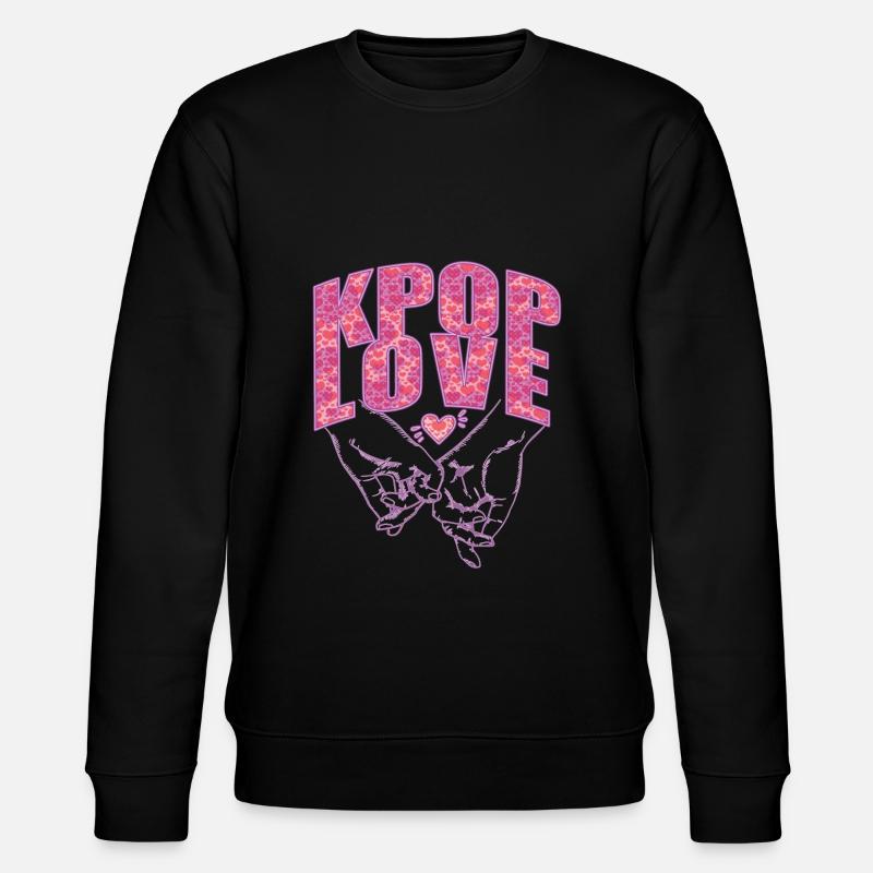 K-Pop Love - Stanley/Stella Unisex Bio-Sweatshirt CHANGER  - Schwarz