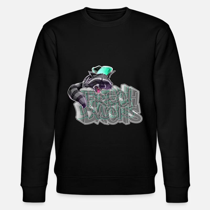 Insolent- Raton laveur insolent - Sweat bio CHANGER Stanley/Stella Unisexe - noir