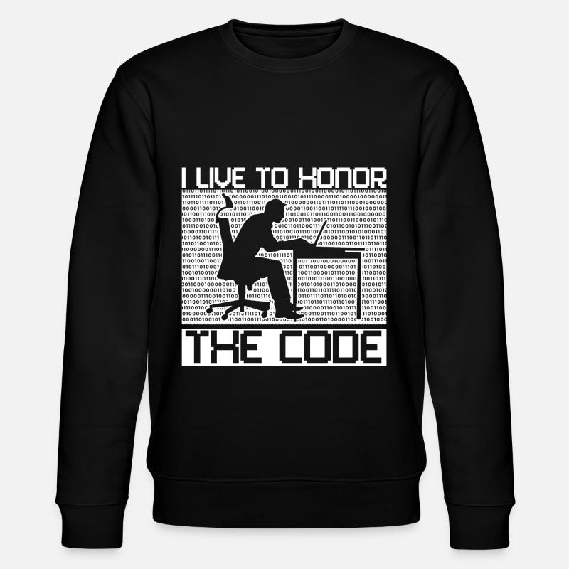 Programmierer Coder Software Entwickler - Stanley/Stella Unisex Bio-Sweatshirt CHANGER - Schwarz