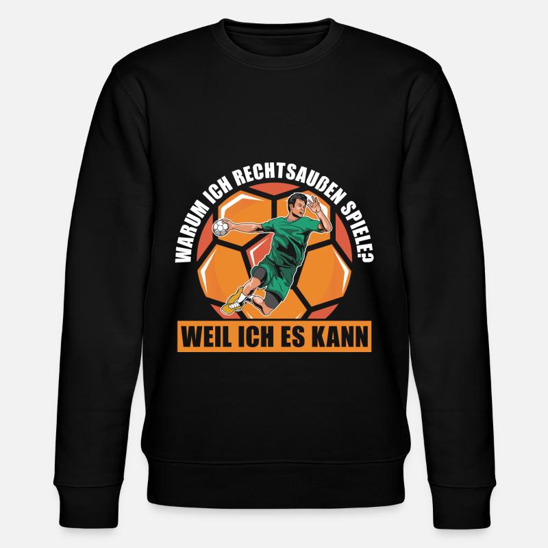 Handball - Stanley/Stella Unisex Bio-Sweatshirt CHANGER - Schwarz