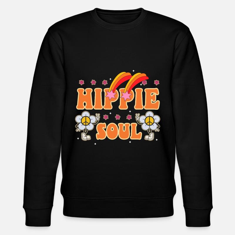 Hippie Soul - Stanley/Stella Unisex Bio-Sweatshirt CHANGER  - Schwarz