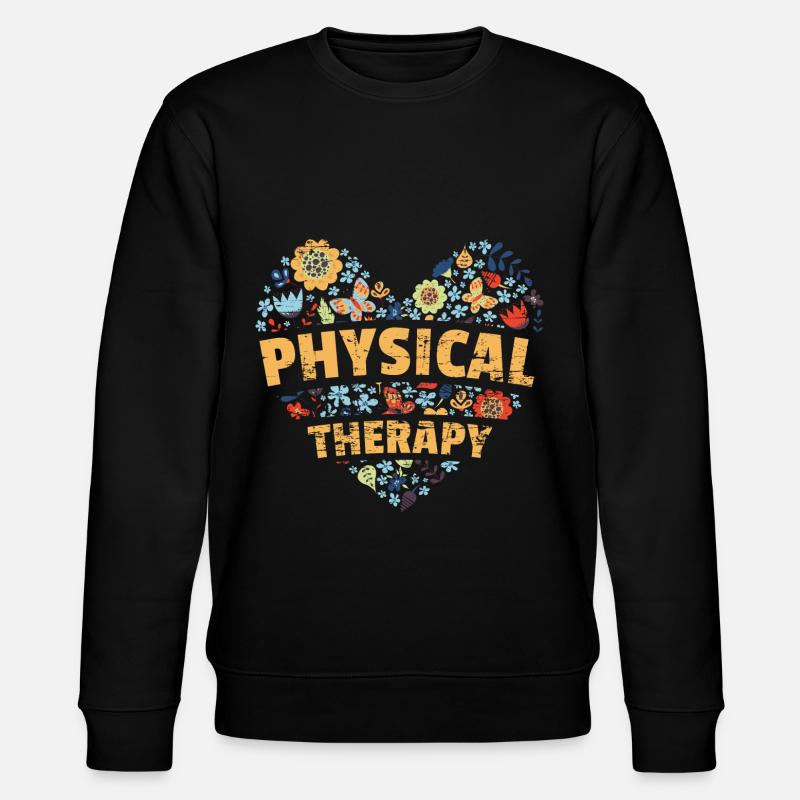 Physiotherapie - Stanley/Stella Unisex Bio-Sweatshirt CHANGER  - Schwarz