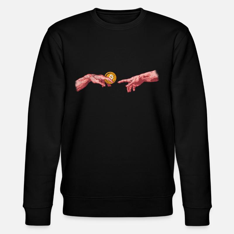 Bitcoin Crypto Gift - Stanley/Stella CHANGER Unisex Organic Sweatshirt - black