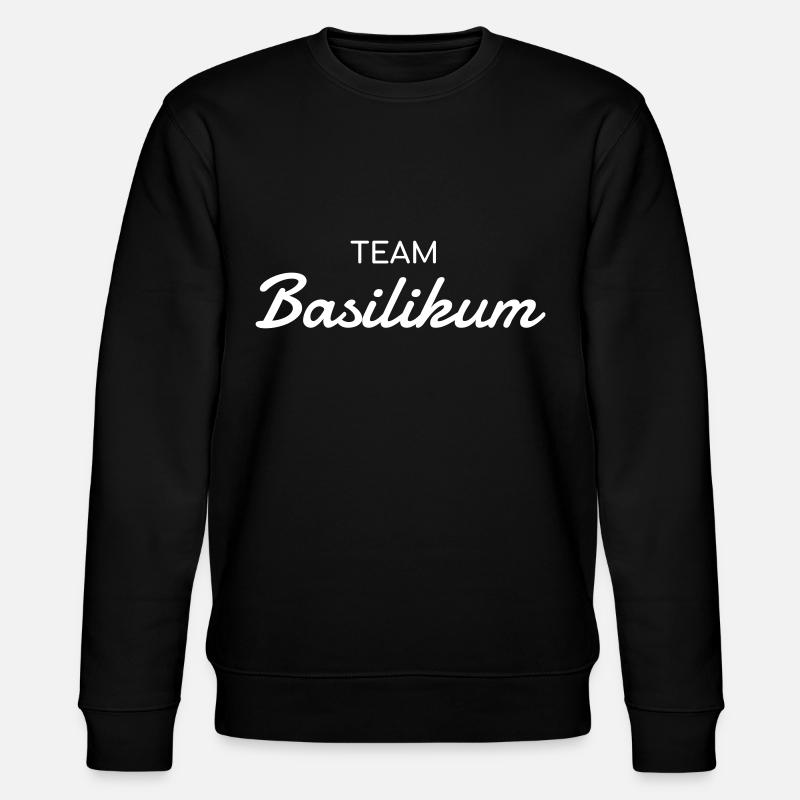 Team Basilikum - Kräuter Liebhaber - Stanley/Stella Unisex Bio-Sweatshirt CHANGER - Schwarz