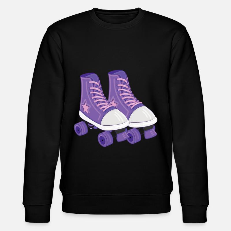 Rollschuh - Stanley/Stella Unisex Bio-Sweatshirt CHANGER  - Schwarz