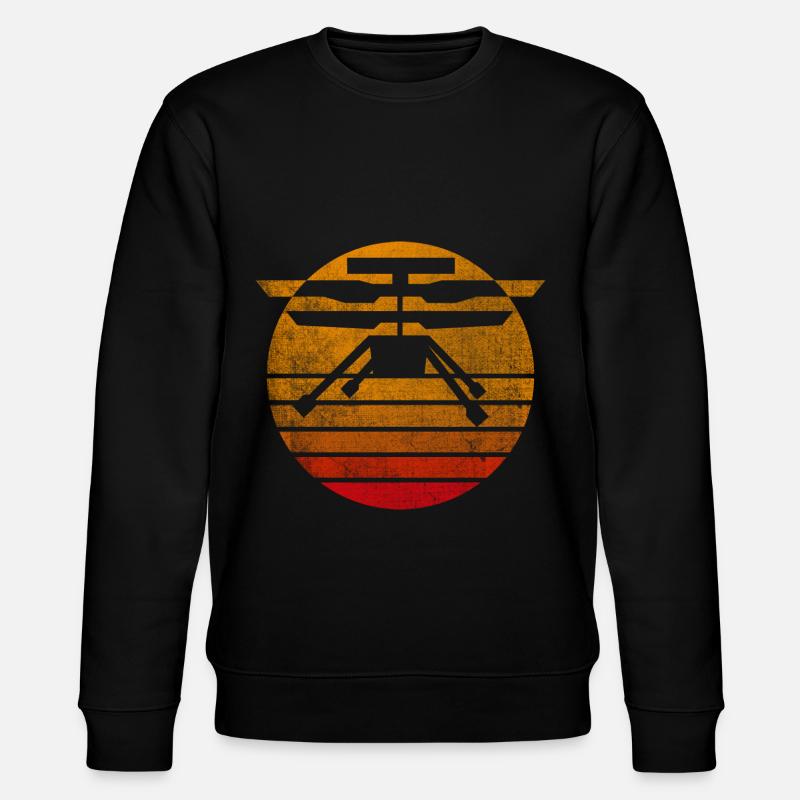 Mars Planet Space Space - Stanley/Stella CHANGER Unisex Organic Sweatshirt - black