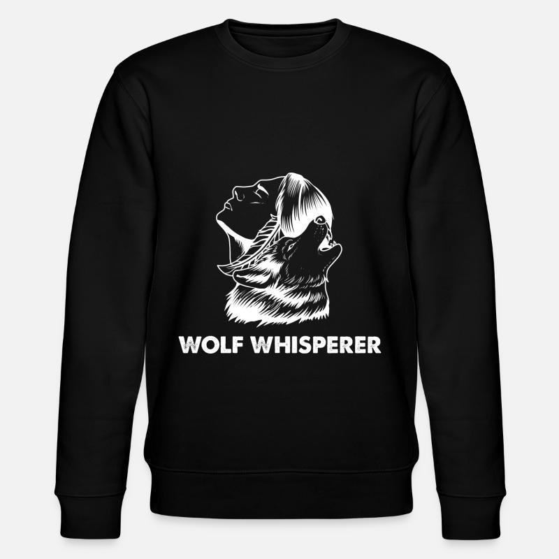 Wolf - Stanley/Stella Unisex Bio-Sweatshirt CHANGER  - Schwarz