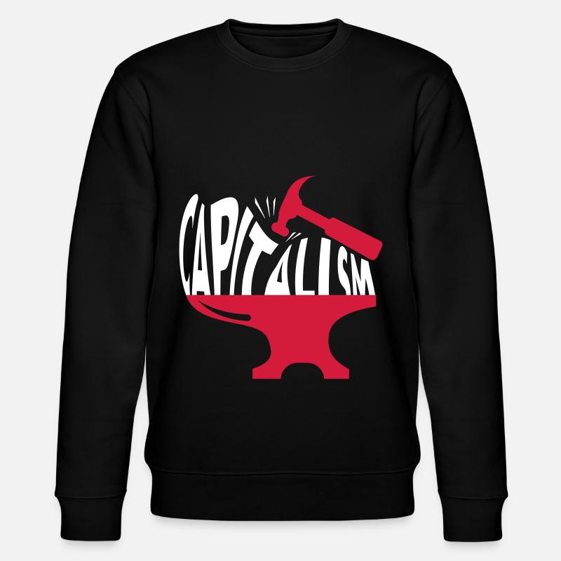 Sozialismus/Revolutionär/Sovjet/Hammer/Smash - Stanley/Stella Unisex Bio-Sweatshirt CHANGER  - Schwarz
