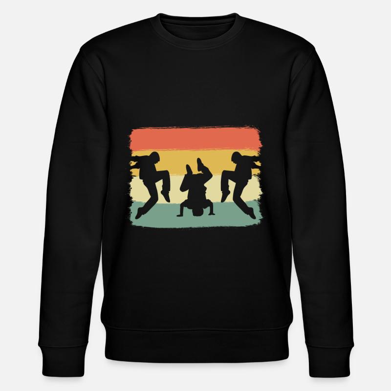 Street Dance Straßentänzer - Stanley/Stella Unisex Bio-Sweatshirt CHANGER  - Schwarz