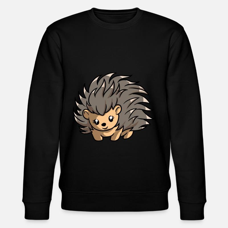 Stachelschwein - Stanley/Stella Unisex Bio-Sweatshirt CHANGER  - Schwarz