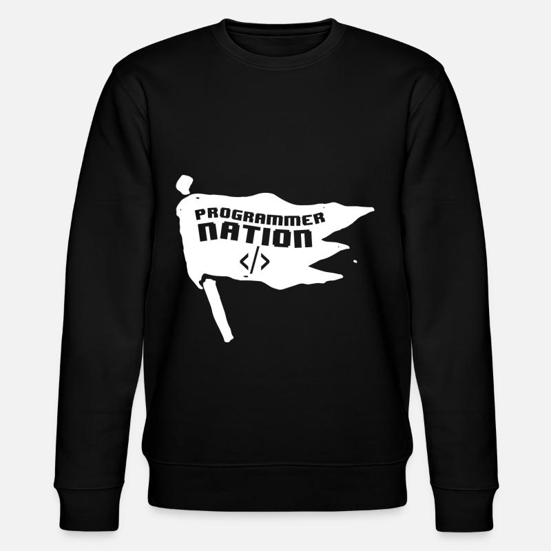 Programmierer Coder Software Entwickler - Stanley/Stella Unisex Bio-Sweatshirt CHANGER  - Schwarz