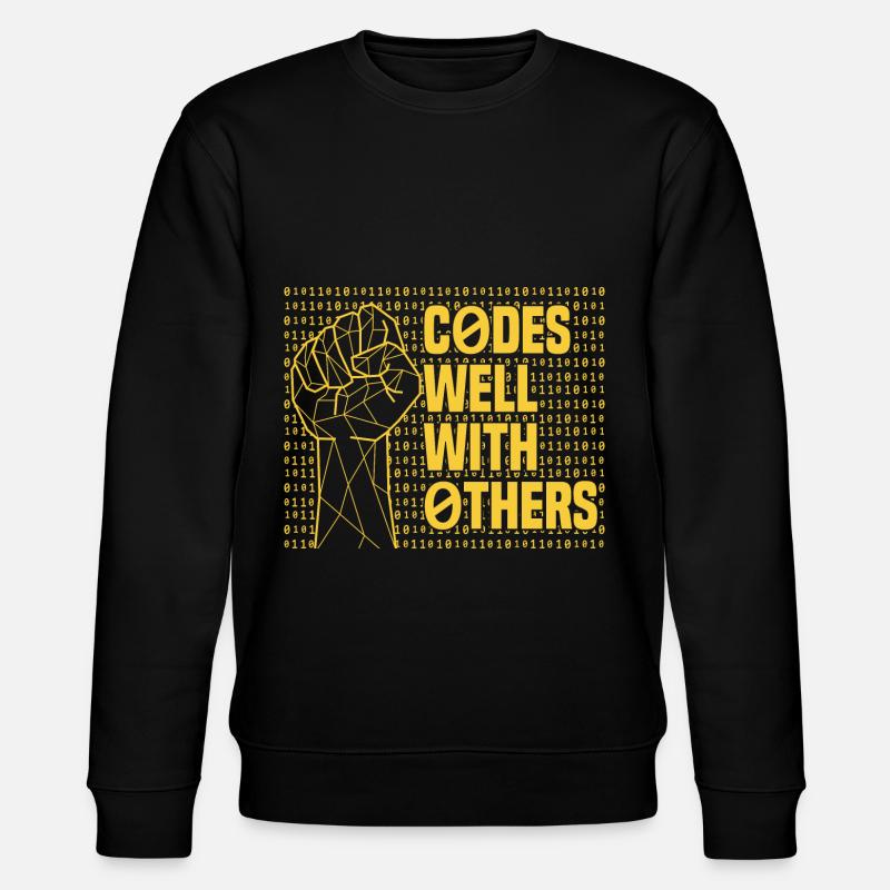 Programmer Coder Software Developer - Stanley/Stella CHANGER Unisex Organic Sweatshirt - black