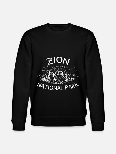 USA America National Park - Stanley/Stella CHANGER Unisex Organic Sweatshirt - black