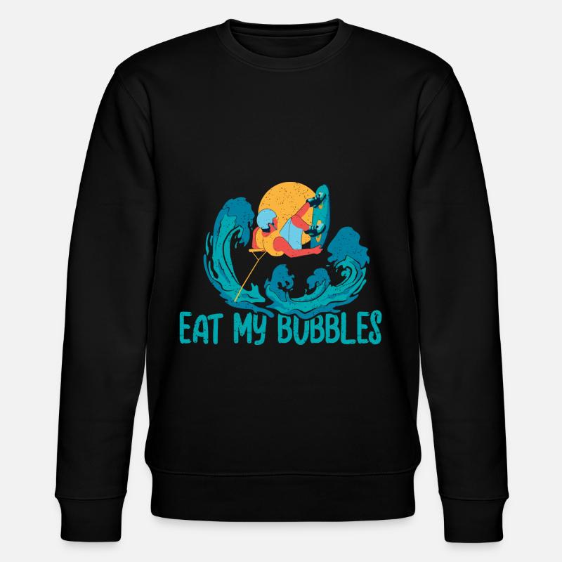 Wakeboarden Wakeboarding Wakeboard - Stanley/Stella Unisex Bio-Sweatshirt CHANGER  - Schwarz
