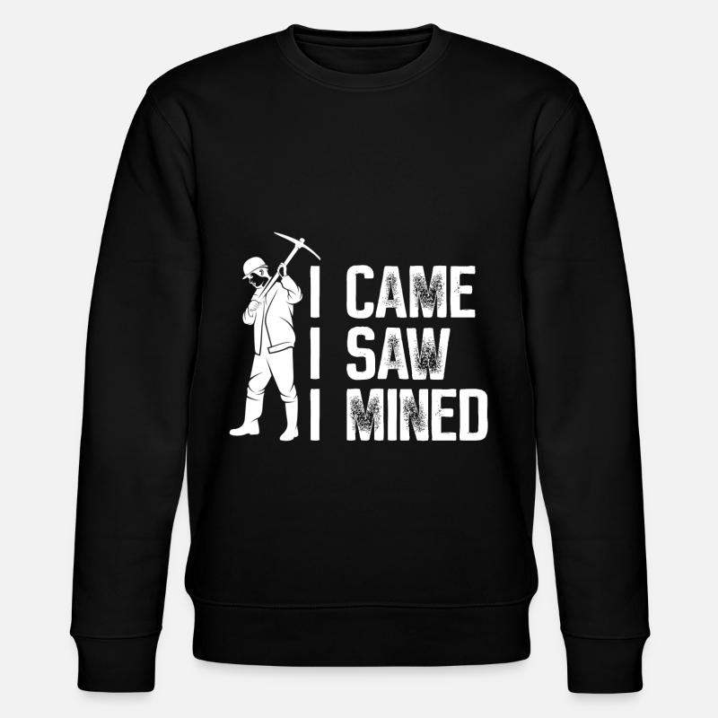 Mine d’or minière - Sweat bio CHANGER Stanley/Stella Unisexe - noir