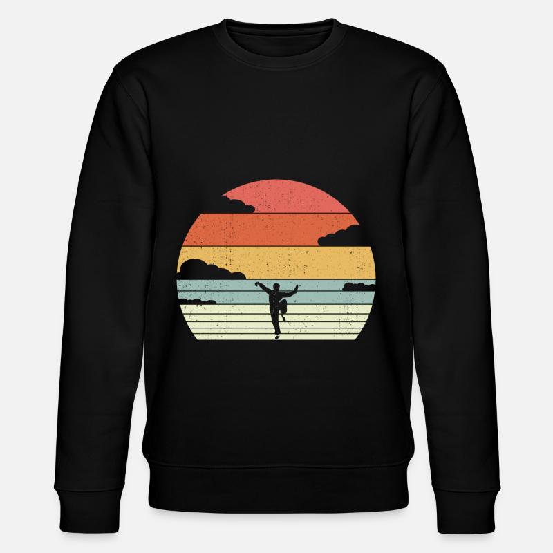 Kung Fu - Stanley/Stella Unisex Bio-Sweatshirt CHANGER  - Schwarz